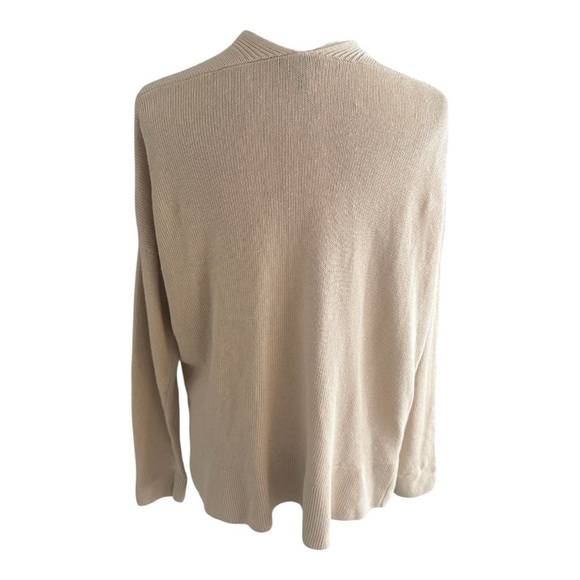 EILEEN FISHER Open Organic Linen Cotton Blend Cardigan Knit Sweater Size S Work - Picture 3 of 7